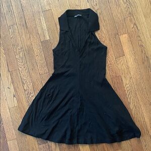 Zara Black Sleeveless Mini Dress